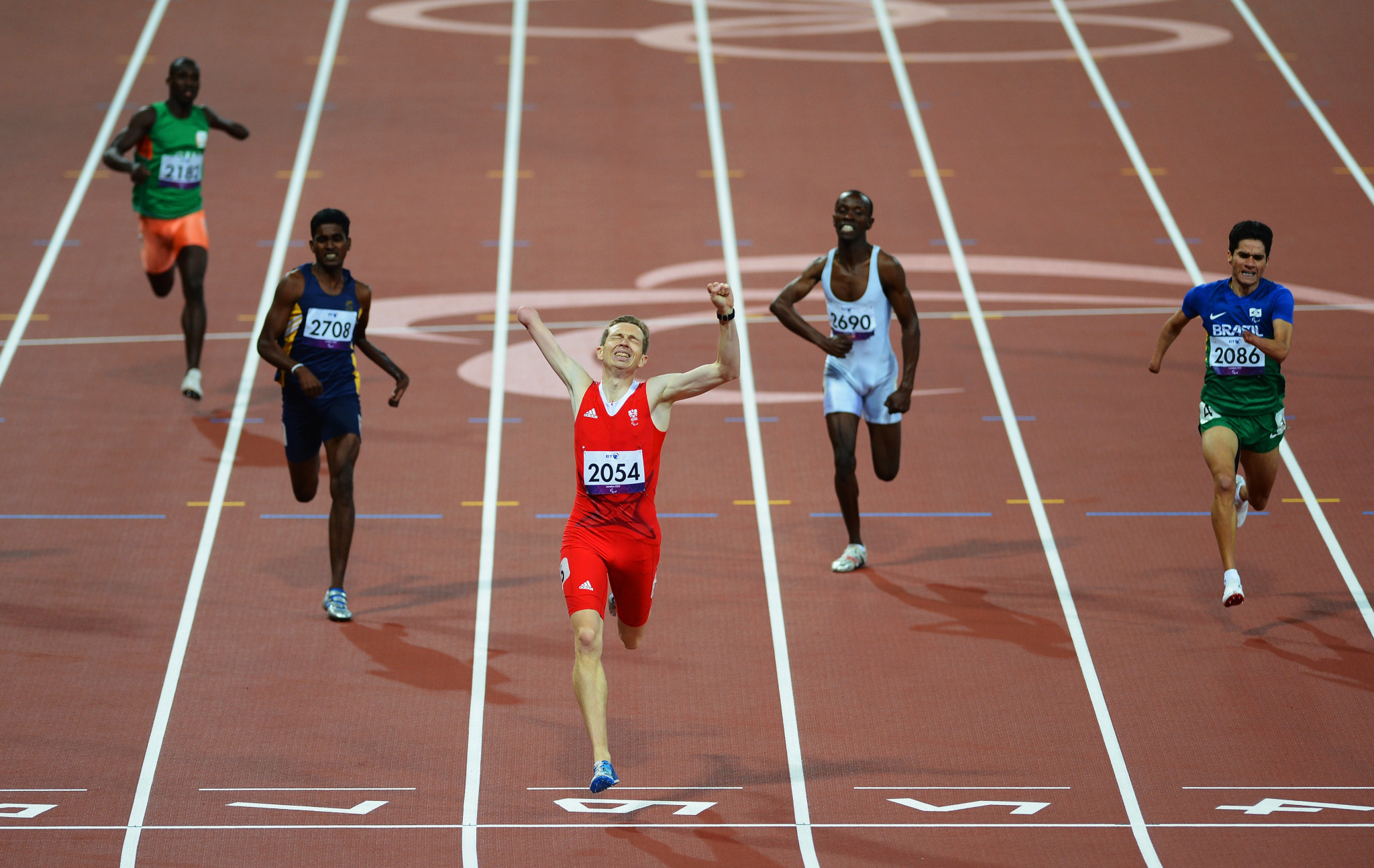 Günther Matzinger won the 400m and 800m T46 gold medals at London 2012 ©Getty Images