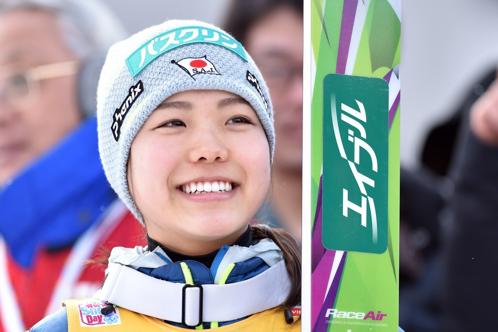 Japan’s Sara Takanashi continued her reign of dominance as she secured her seventh consecutive victory with another commanding performance at the FIS Ski Jumping World Cup event in Oberstdorf ©Getty Images