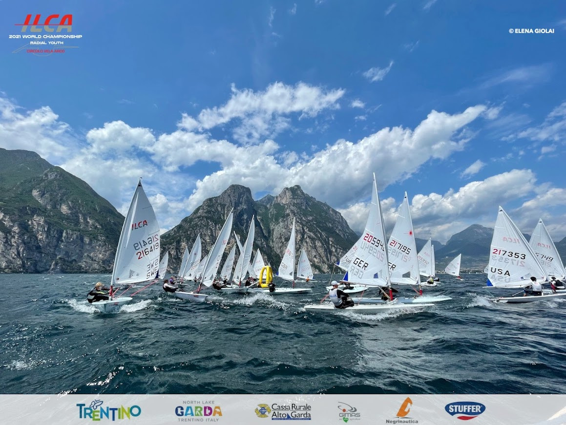 Weather conditions were more favourable today at Lake Garda ©Elena Giolai/Laser International