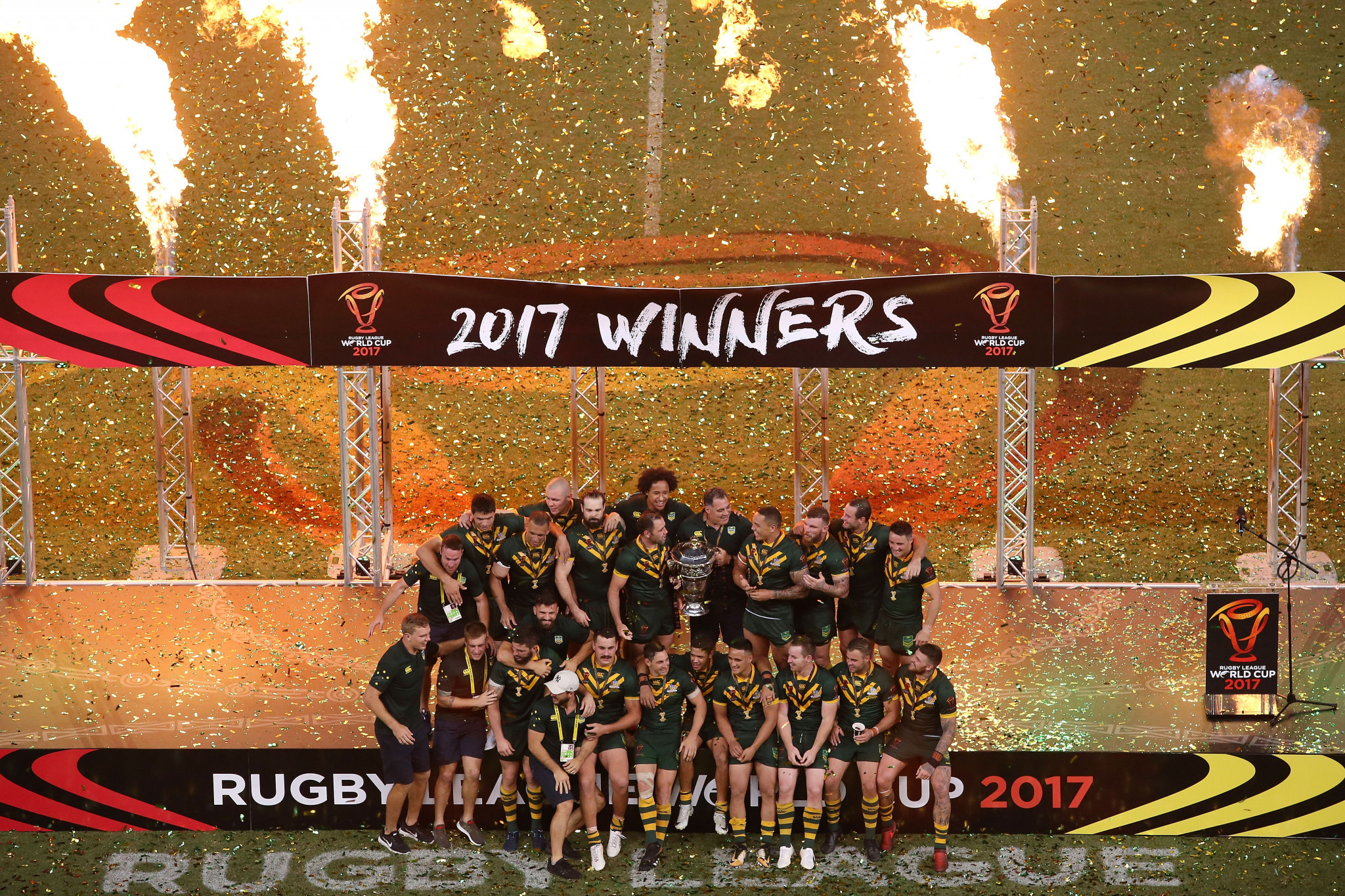 As it stands, the holders of the men's and women's Rugby League World Cups - Australia - will not be defending their titles ©Getty Images