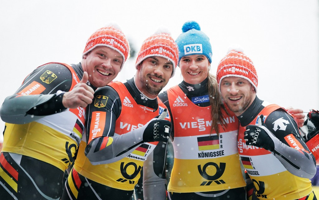Germany won the team relay world title in Königssee