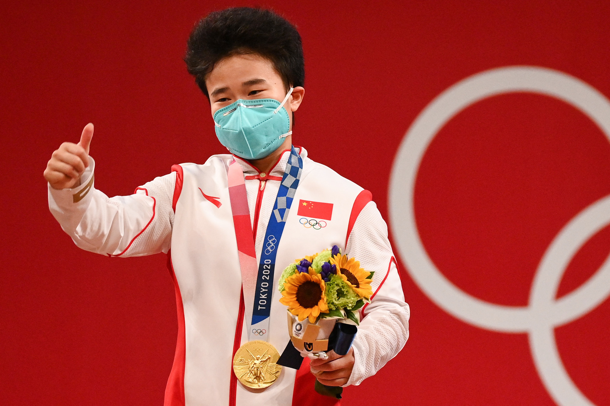 There is no truth to reports that Hou Zhihui was asked to take an extra anti-doping test in Tokyo ©Getty Images