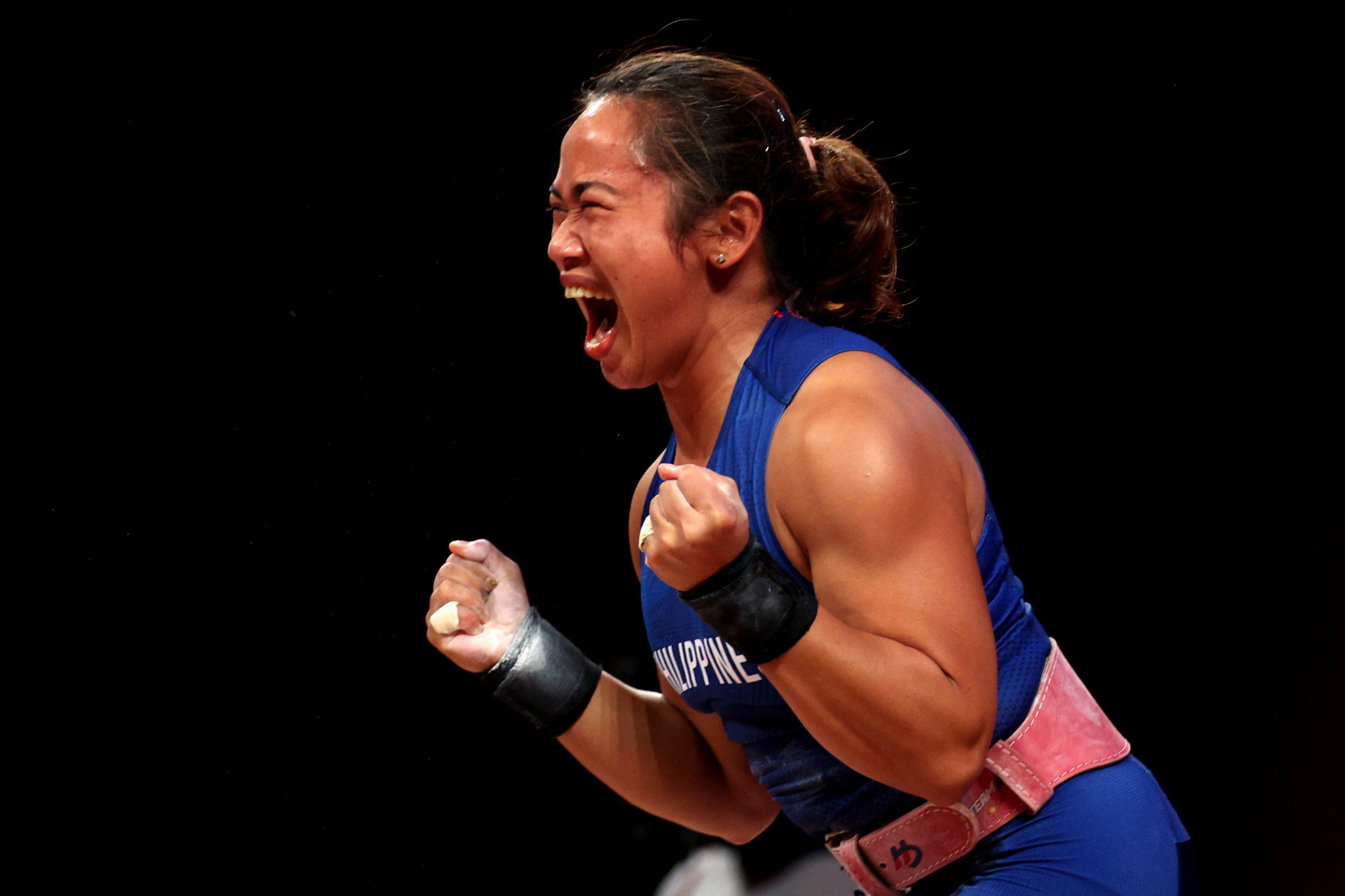 The Philippines' Hidilyn Diaz was one of the stars of the weightlifting events at Tokyo 2020 ©Getty Images
