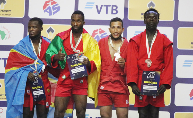 Cameroon won two golds on day two of the African Sambo Championships ©FIAS