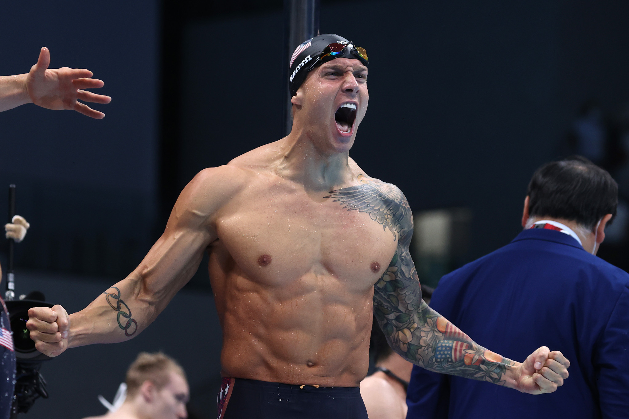 Caeleb Dressel won his fifth gold medal of Tokyo 2020 ©Getty Images