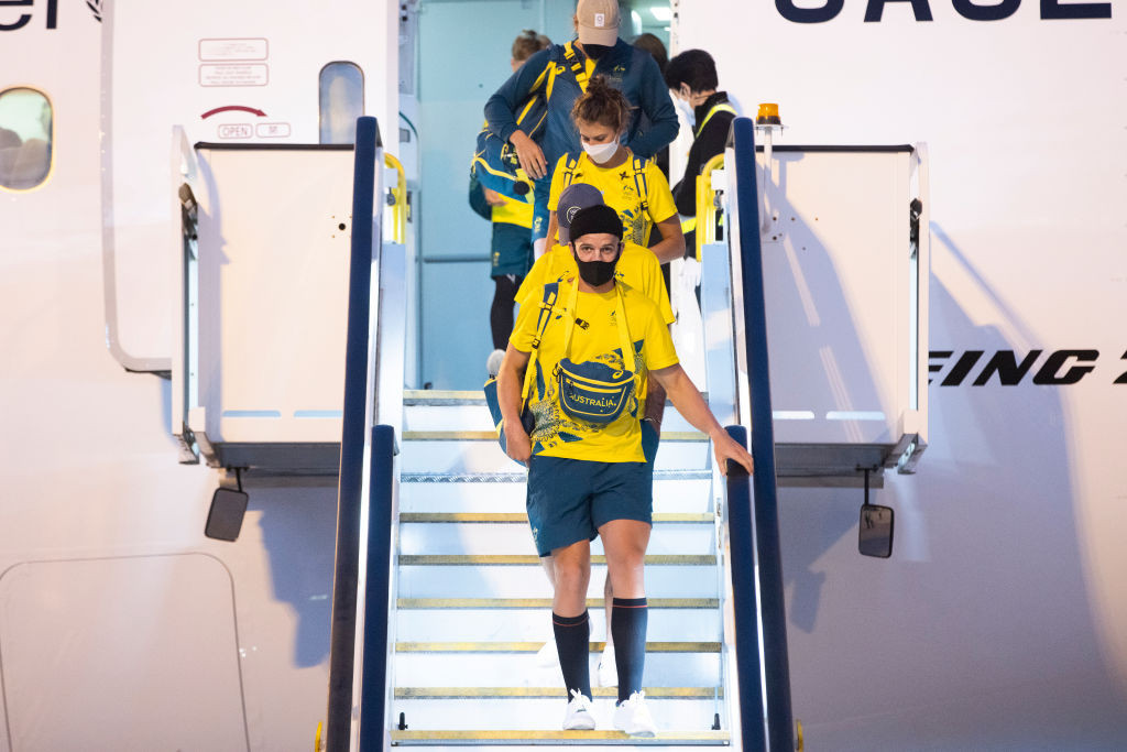 Returning Australian team members were taken straight to quarantine hotels upon their return from Tokyo 2020 ©Getty Images