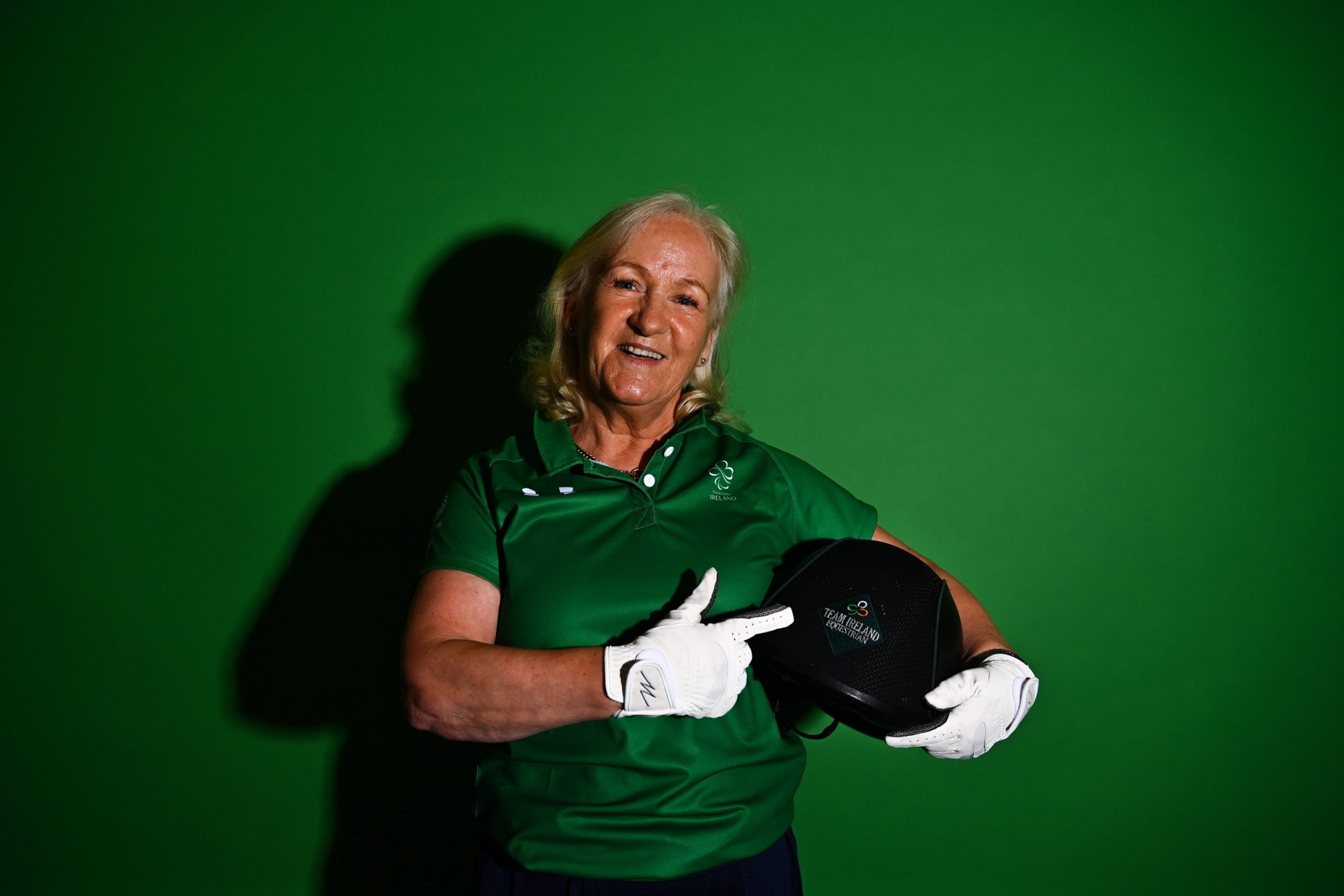 63-year-old Rosemary Gaffney fell from a horse in 2007 and suffered multiple fractures to her knee and leg but will compete in this summer's Paralympics ©Paralympics Ireland