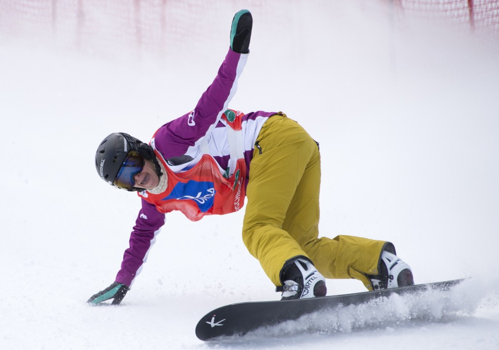 American Lindsey Jacobellis came out on top in the women's snowboarder X event