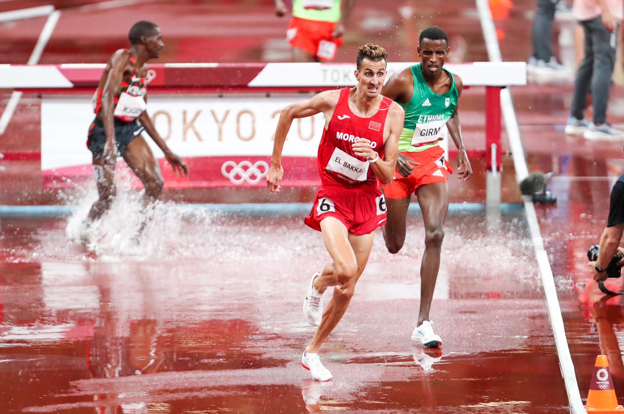 Kenya's run of nine successive men's 3,000m steeplechase gold medals was ended by the Moroccan Soufiane El Bakkali  ©Getty Images