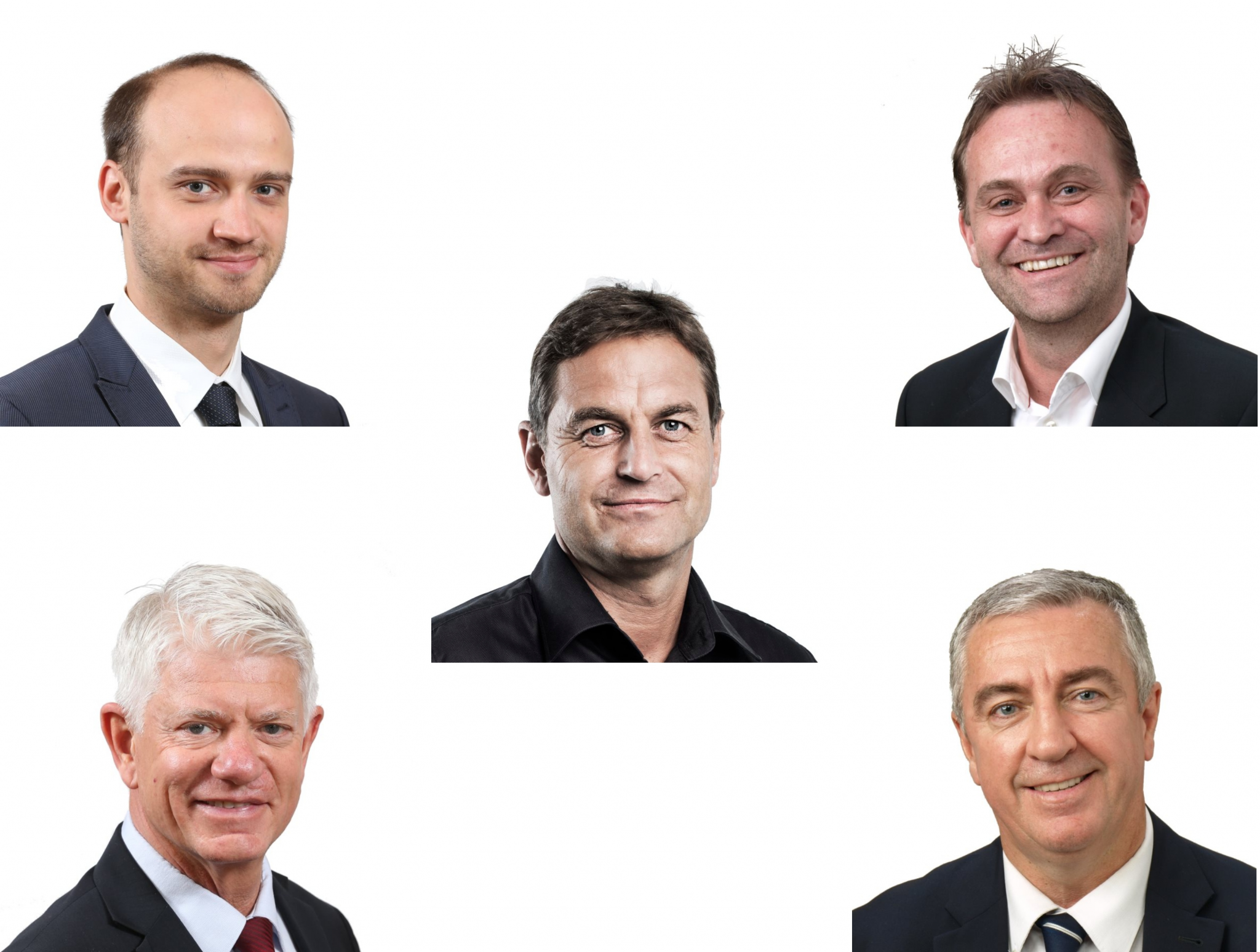 Henrik Bach Nielsen, top right, is one of five IIHF Presidential candidates ©IIHF