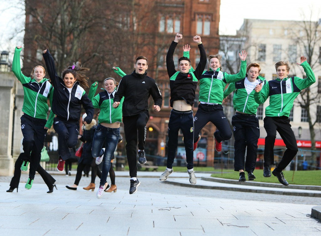 A host of Northern Irish athletes attended the event in Belfast today