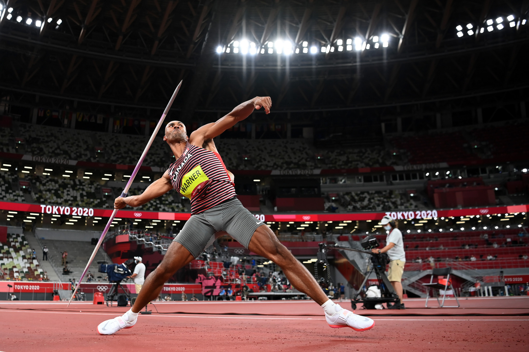 Damian Warner won the decathlon title in an Olympic record of 9,018 points ©Getty Images