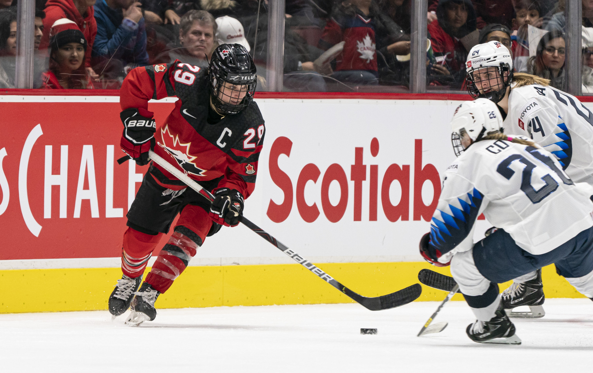 Marie-Philip Poulin will lead Canada's 25-woman team at the IIHF Women's World Championships later this month ©Getty Images