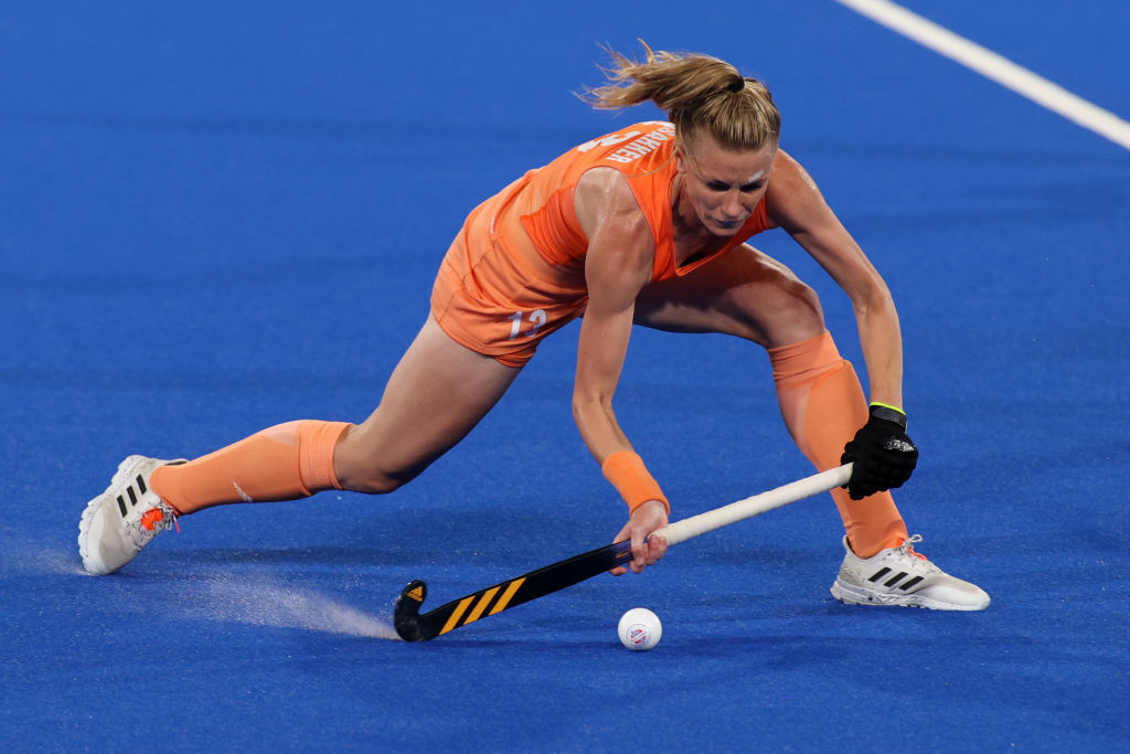 Caia van Maasakker scored twice to help The Netherlands regain their Olympic title ©Getty Images