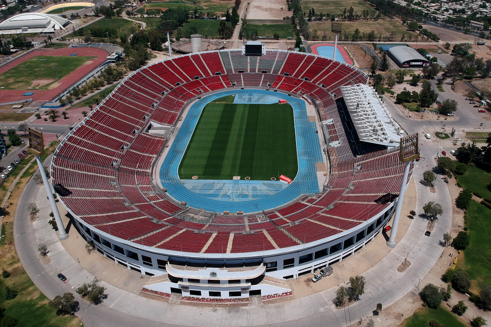 The Estadio Nacional Julio Martínez Prádanos is due to host the Opening and Closing Ceremonies of Santiago 2023
©Getty Images