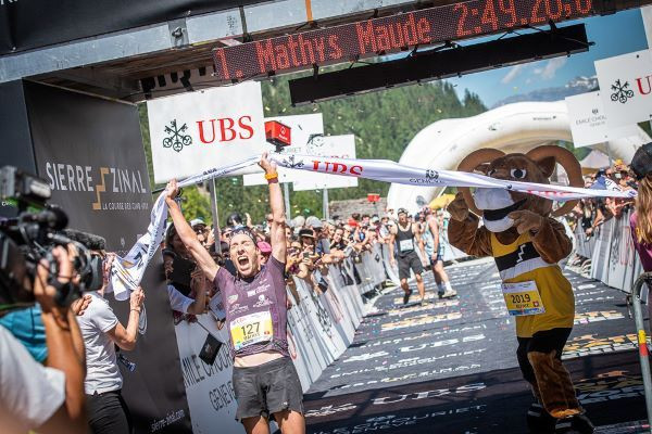 Mathys Maude set the course record for Sierre-Zinal with a time of 2:49:20 ©WMRA