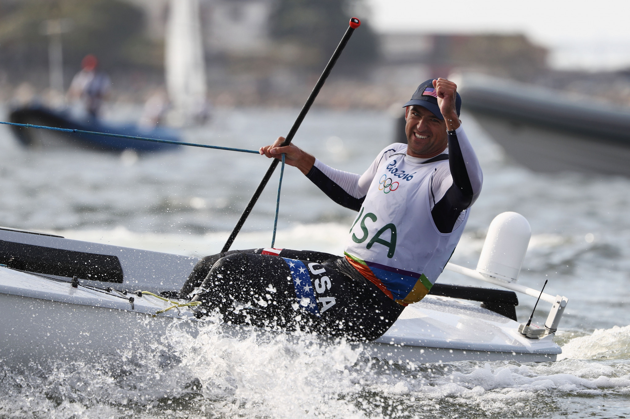 The only Olympic sailing medal won by a United States sailor in recent Games was a bronze for Caleb Paine in the Finn at Rio 2016 ©Getty Images