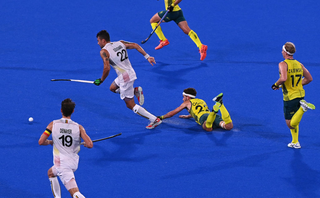 Australia were beaten by Belgium in the final of the men's hockey tournament at Tokyo 2020 ©Getty Images