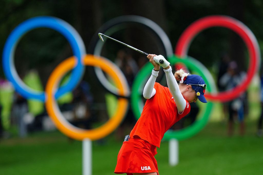 Korda holds off chasing pack to clinch Olympic women's golf title