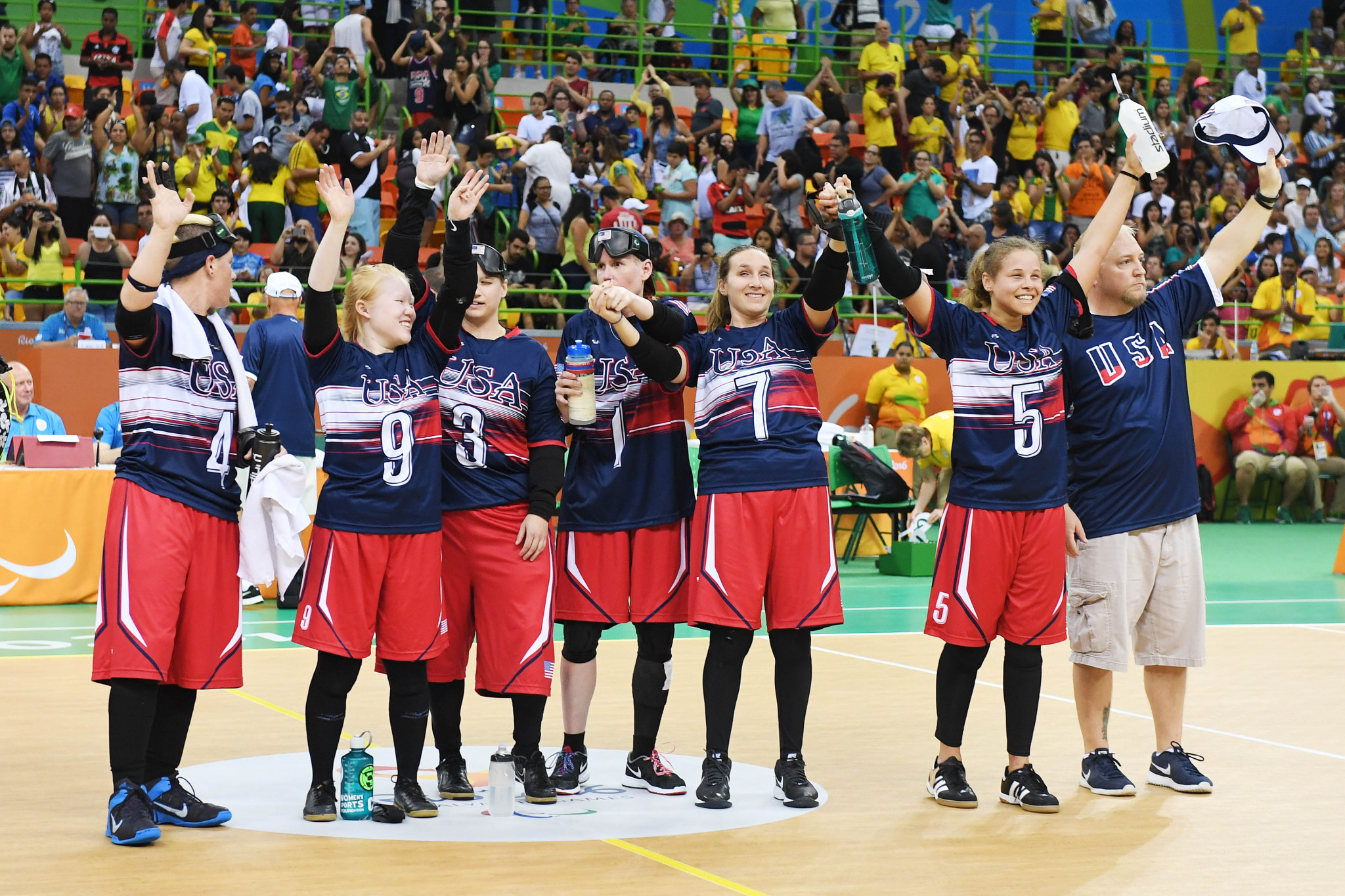The US men's and women's goalball teams won medals at the Rio 2016 Paralympics ©Getty Images