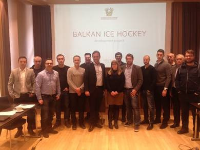 Plan launched to develop ice hockey in the Balkans