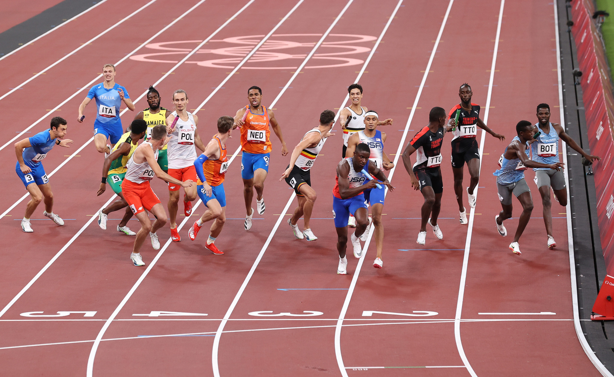 The athletics track programme concluded with the 4x400 metres relays, which were both won by the United States ©Getty Images