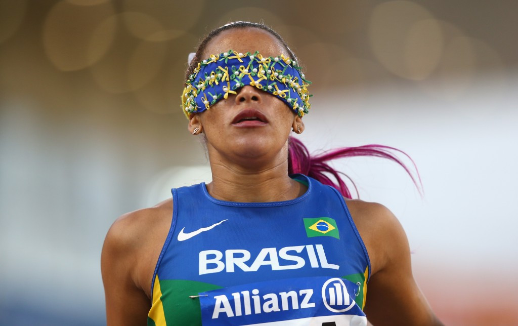 Blind sprinter Terezinha Guilhermina won two gold medals for Brazil in London