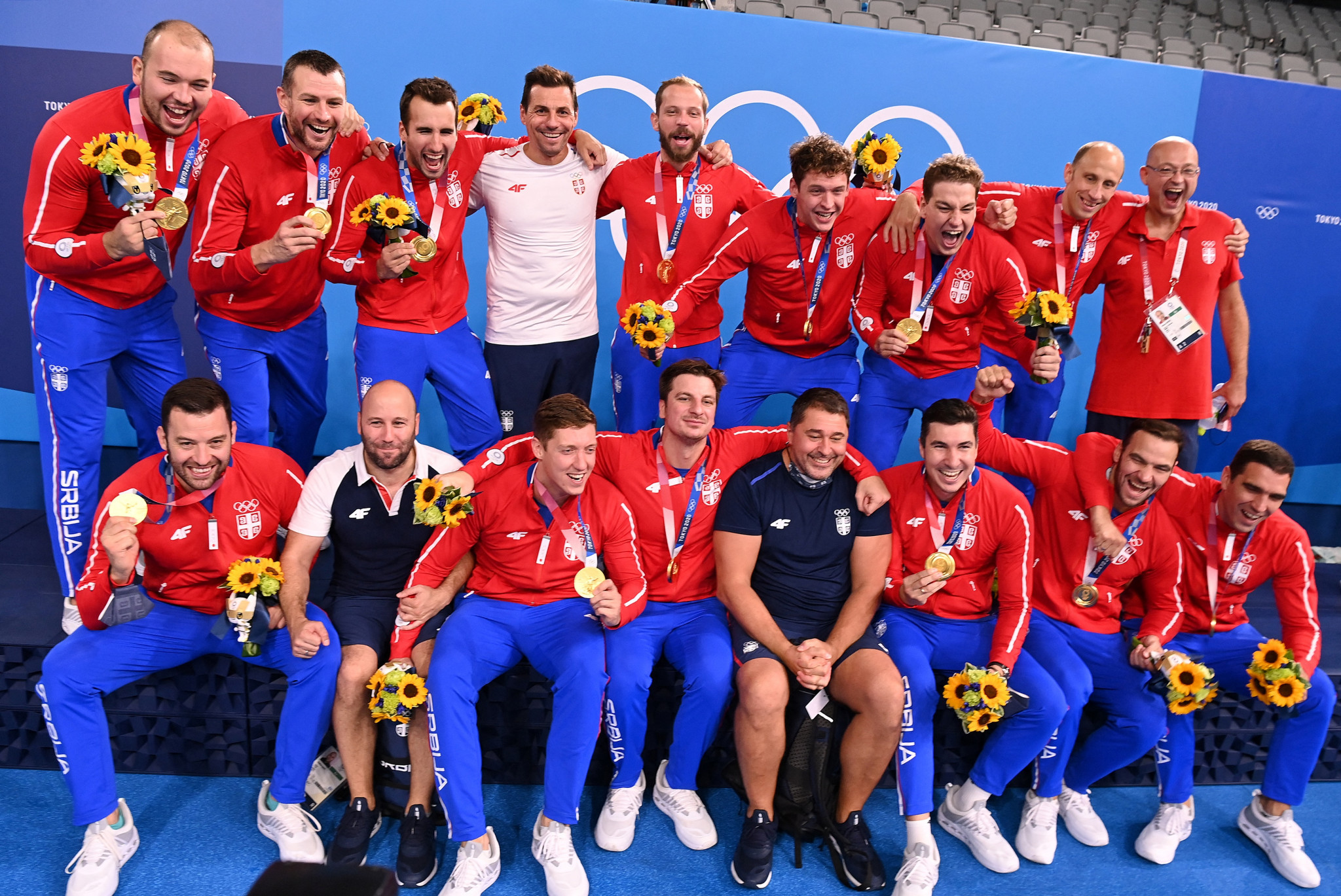 Serbia defended the water polo gold medal they won at Rio 2016 ©Getty Images