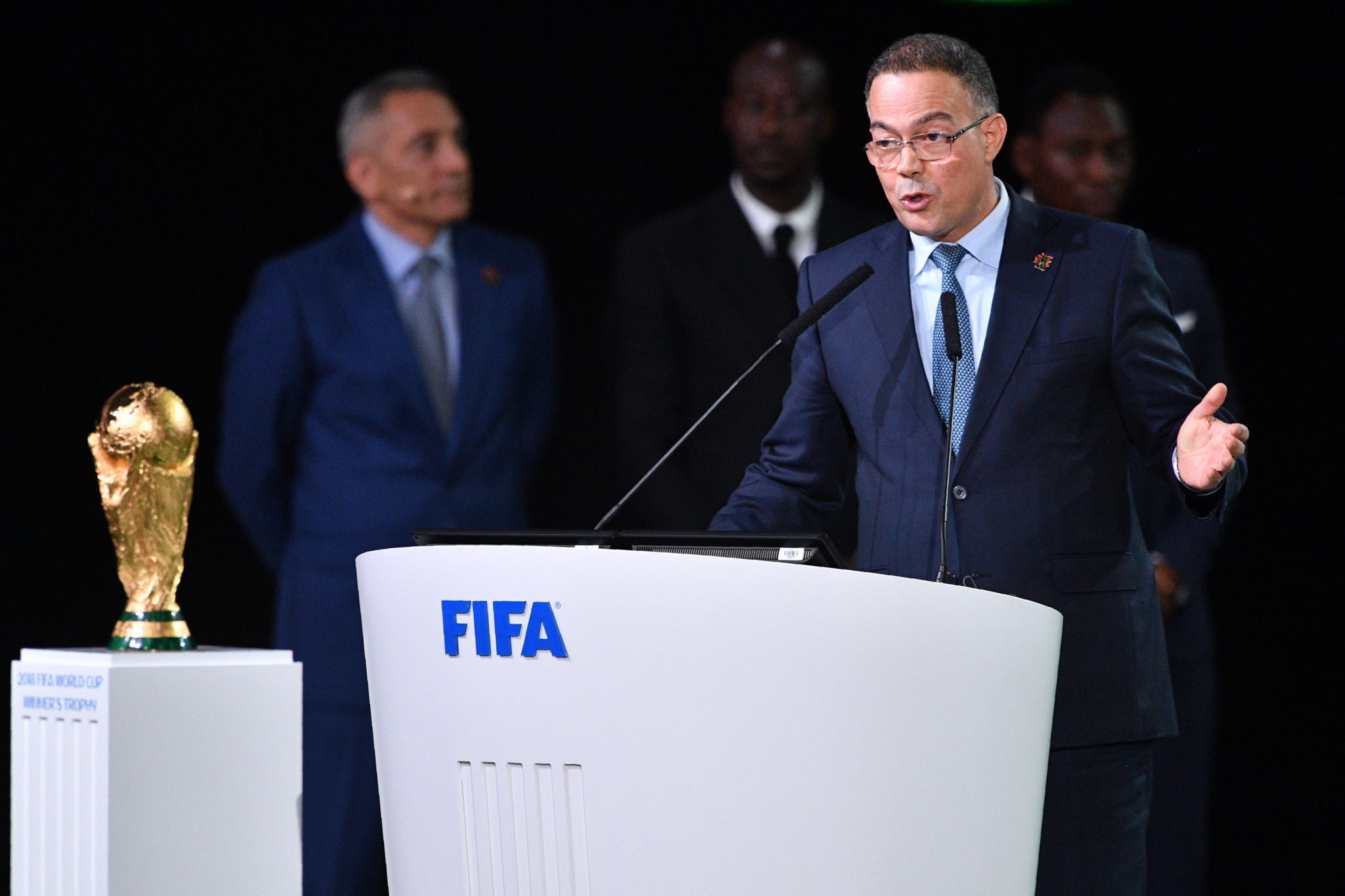 Royal Moroccan Football Federation President Fouzi Lekjaa has criticised opponents of the proposal to hold the FIFA World Cup every two years ©Getty Images