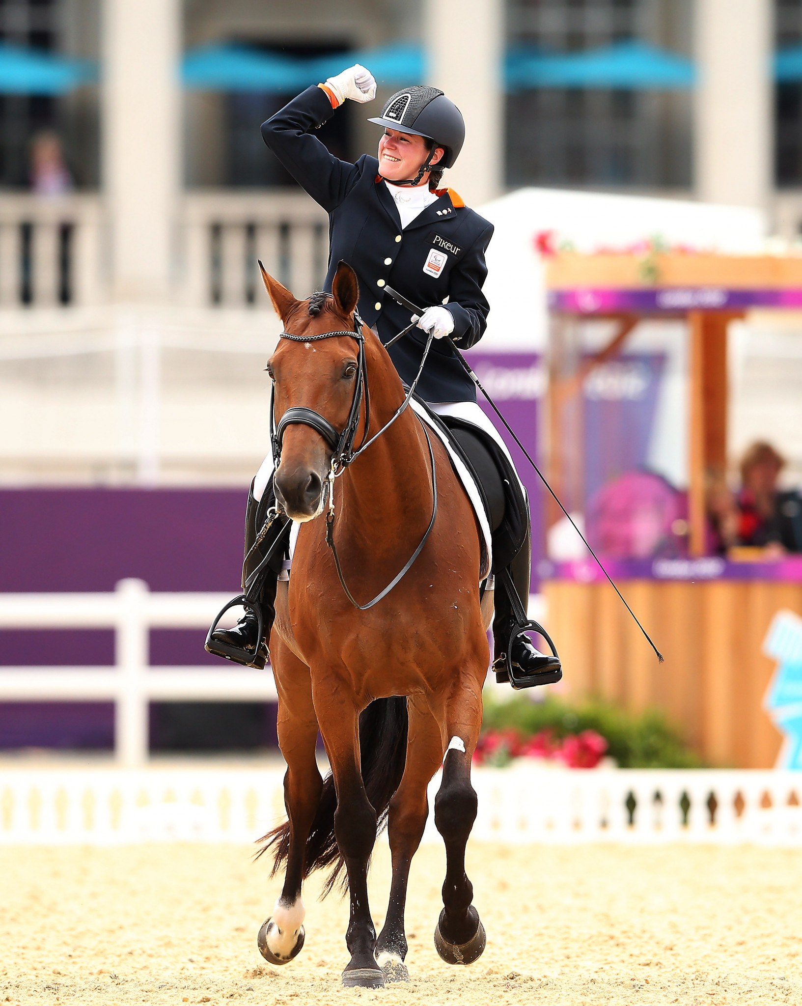 World and European champion Sanne Voets features among the entry list for Para equestrian at Tokyo 2020 ©Getty Images