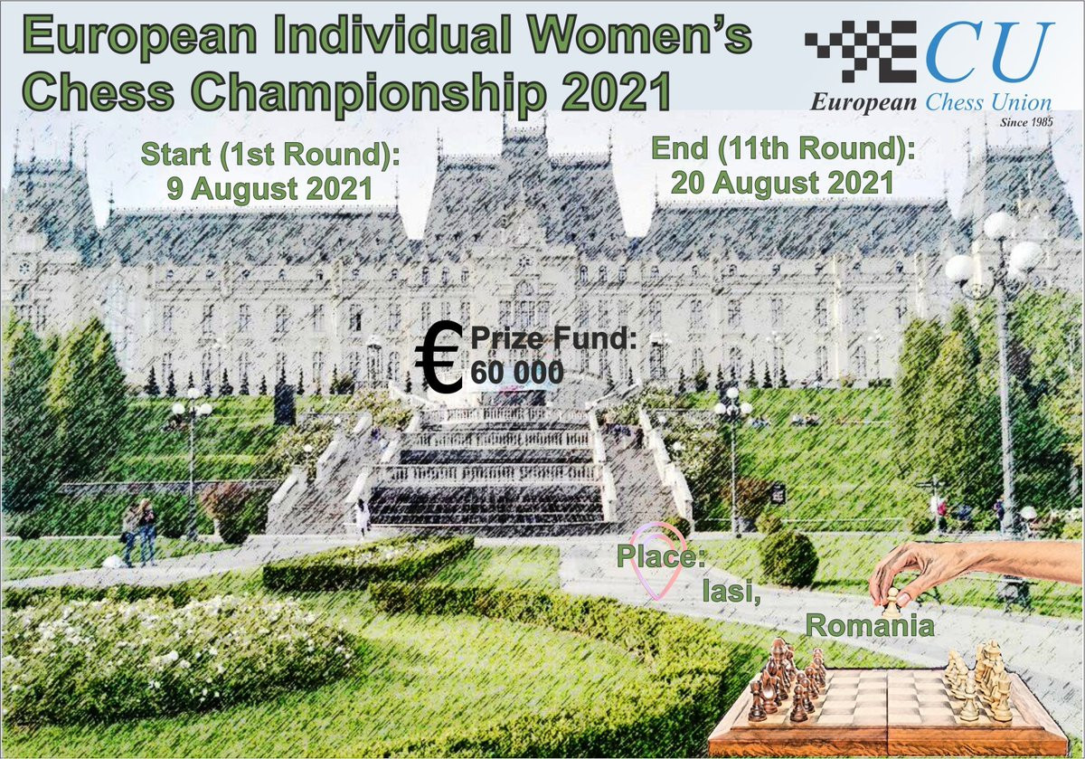 The European Individual Women's Chess Championships start tomorrow in Iasi ©ECU