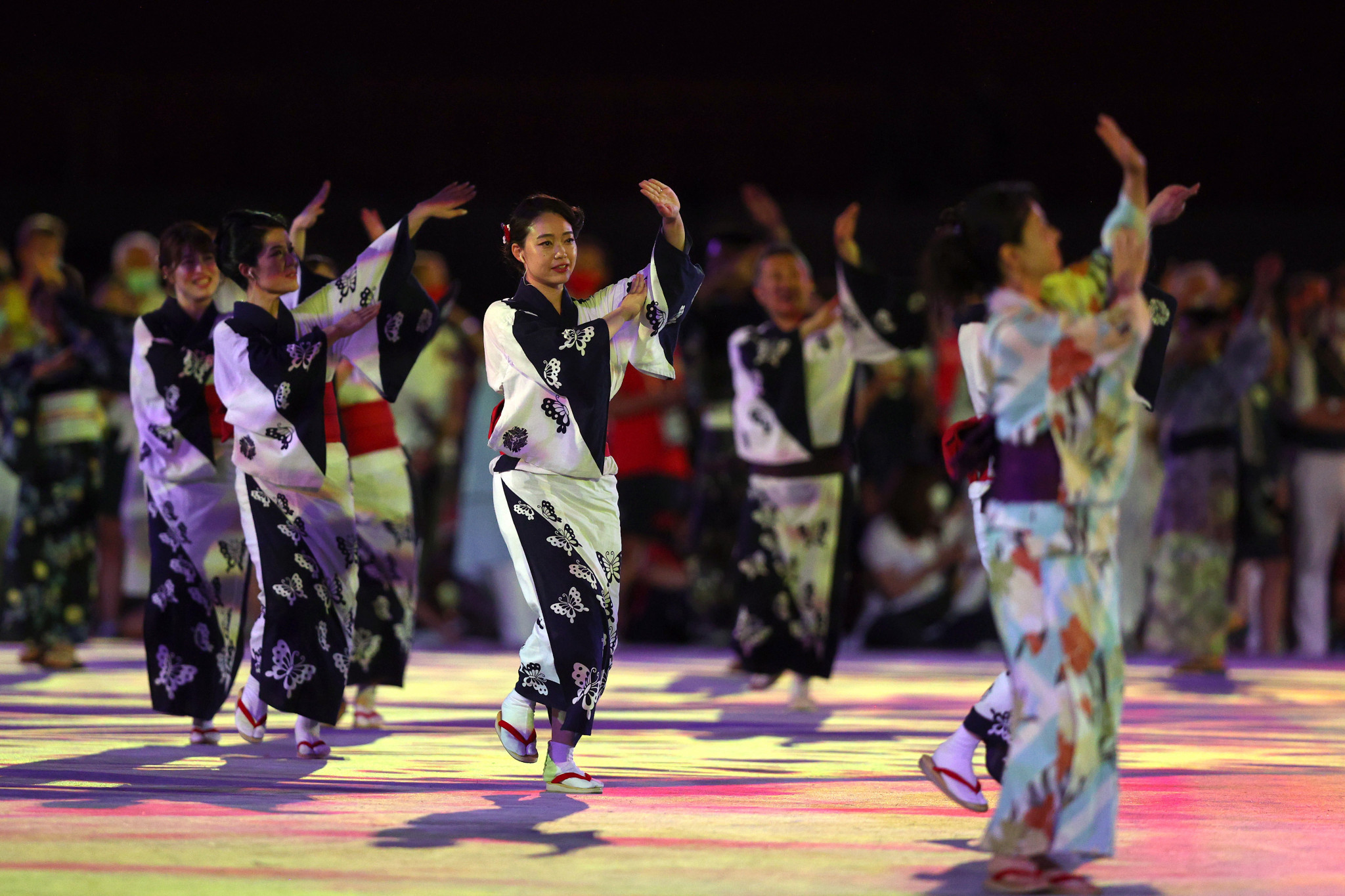 The Closing Ceremony included some dance performances ©Getty Images