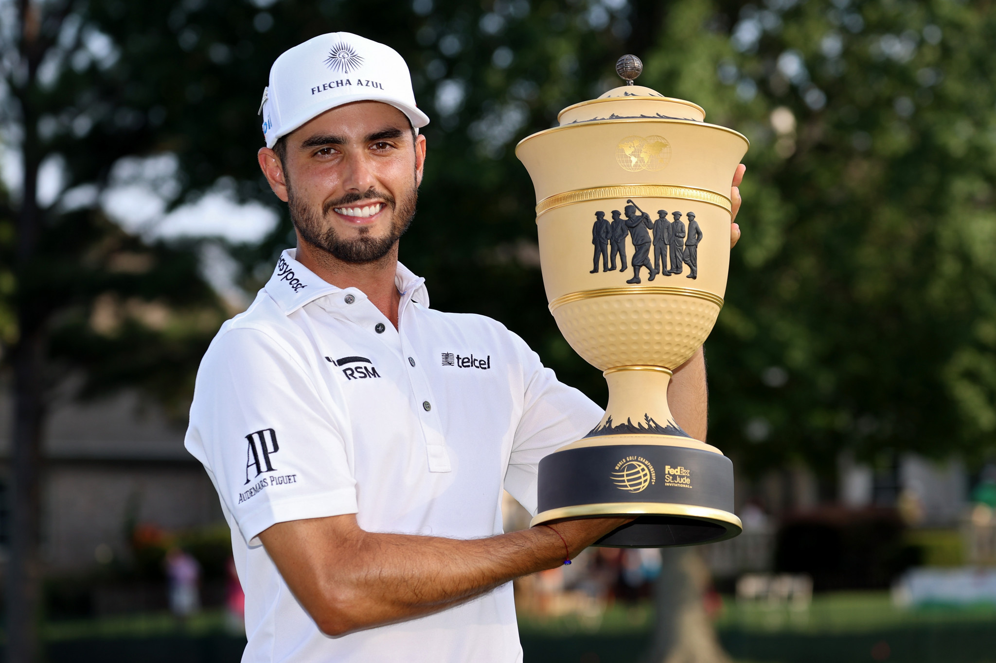 Abraham Ancer clinched his first Tour victory with his triumph at the World Golf Championships (WGC)-FedEx St. Jude Invitational ©Getty Images