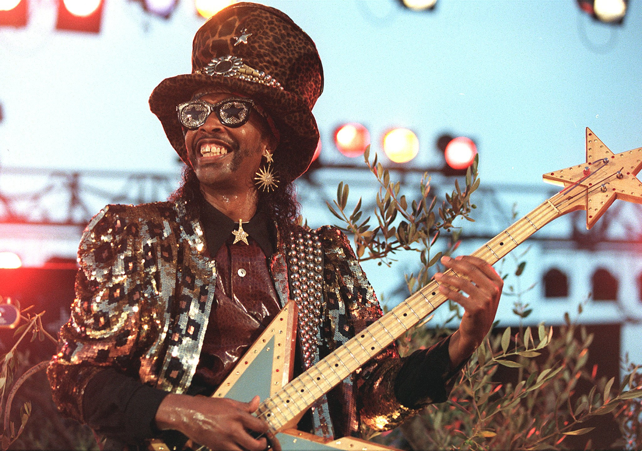Rock and Roll Hall of Fame member Bootsy Collins will lead the opening and closing ceremonies © Getty Images