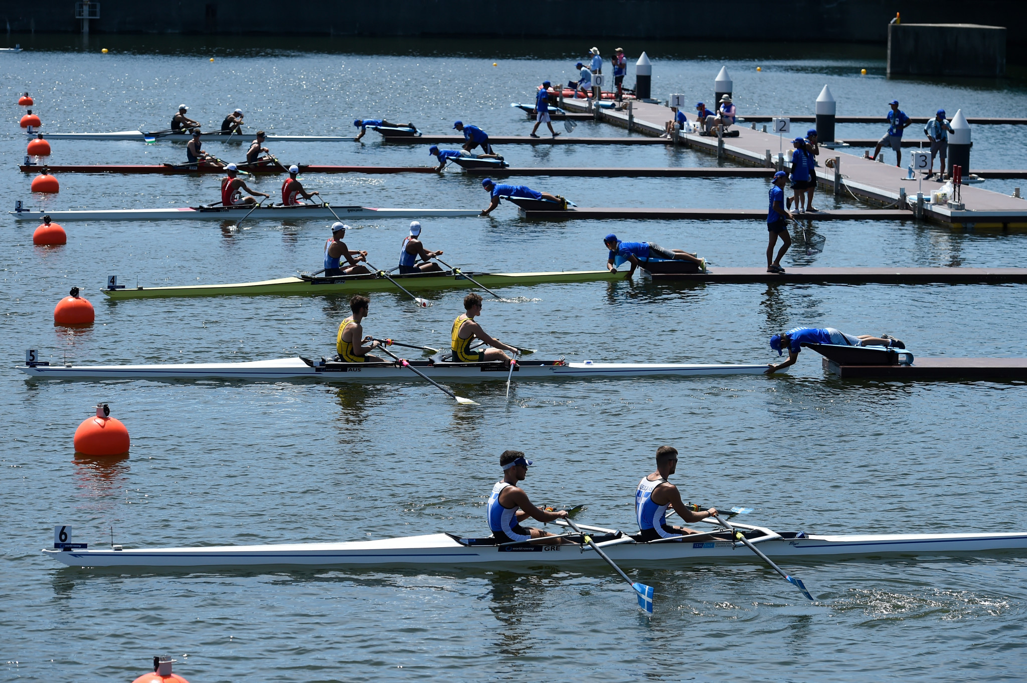 The 2019 World Rowing Junior Championships acted as a test event for Tokyo 2020 before the COVID-19 pandemic ©Getty Images