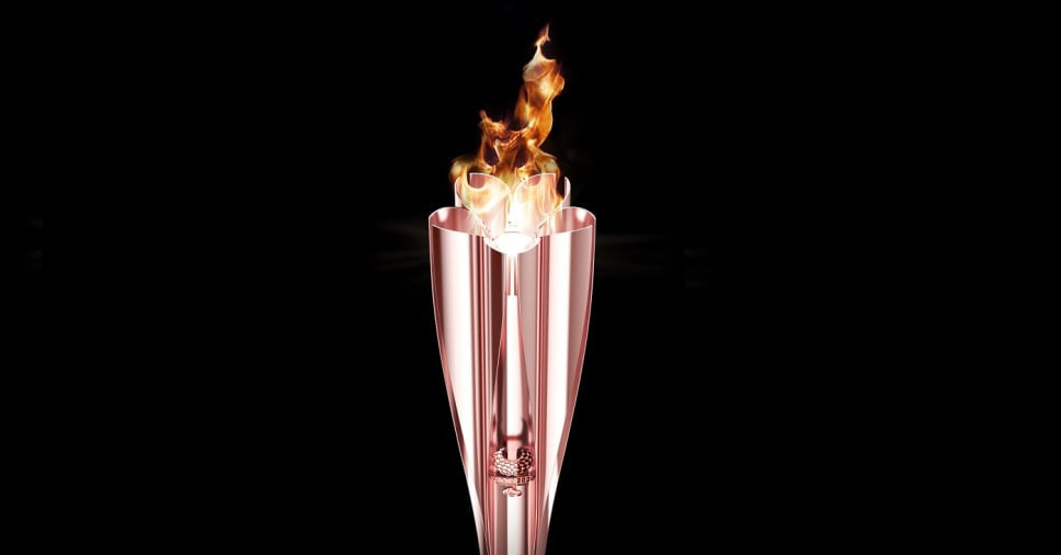 The Paralympic Torch is based on the traditional Japanese sakura ©Getty Images