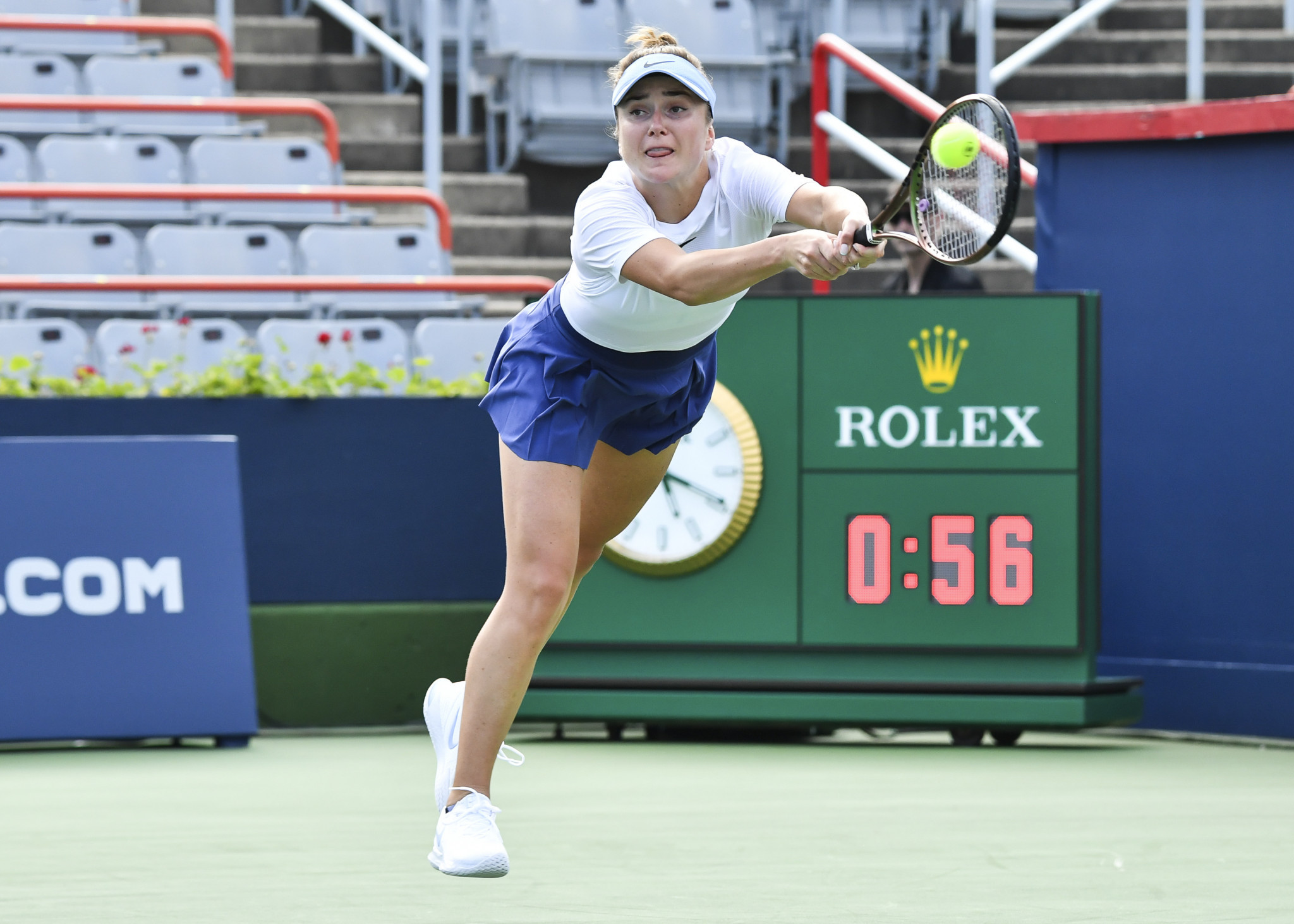 Ukraine's Elina Svitolina won bronze at Tokyo 2020, but is one of three top-six seeds to have been eliminated in their first match at the Canadian Open ©Getty Images