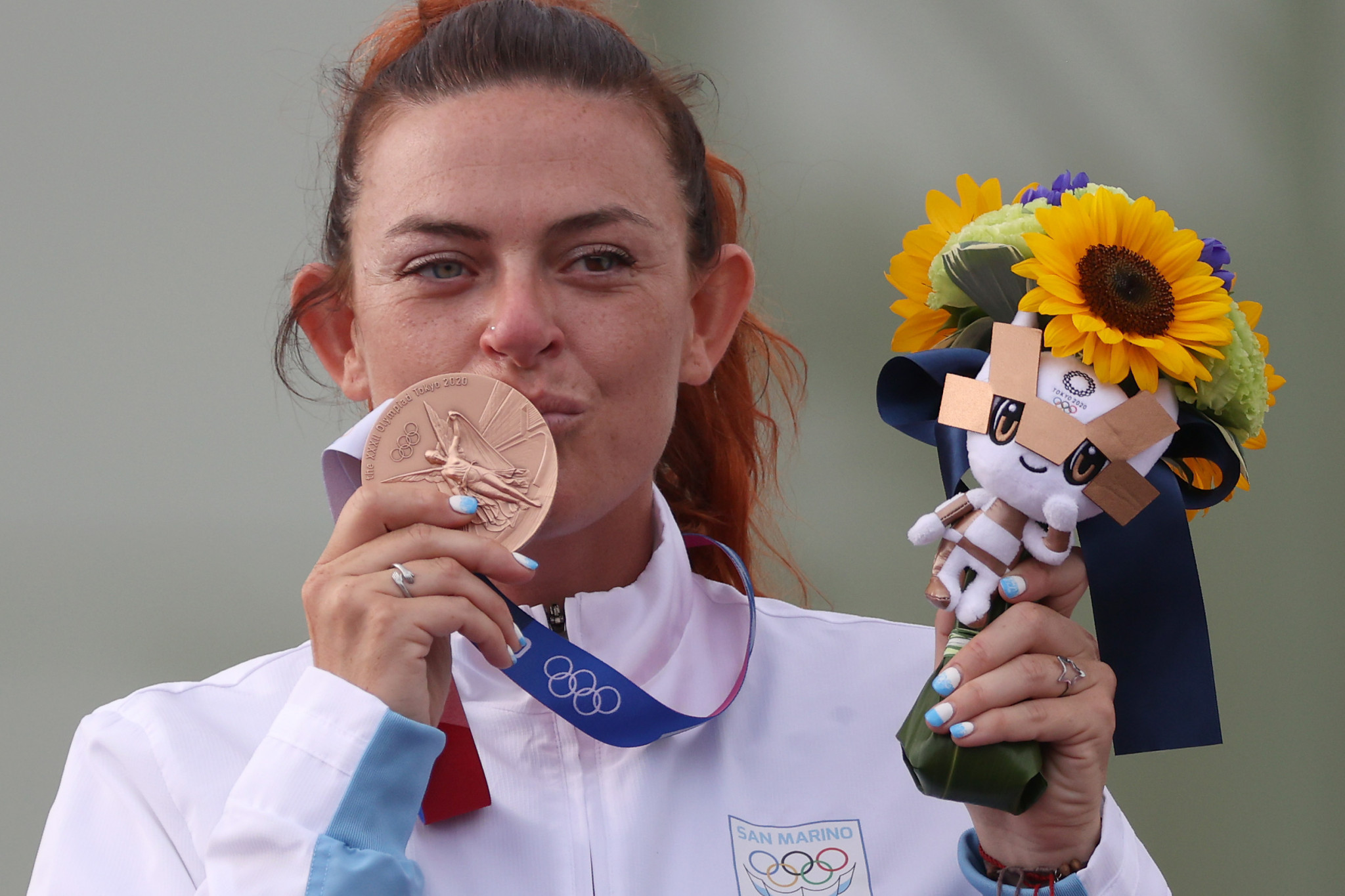 Alessandra Perilli earned a bronze and silver in shooting at Tokyo 2020 as San Marino earned its first-ever Olympic medals ©Getty Images