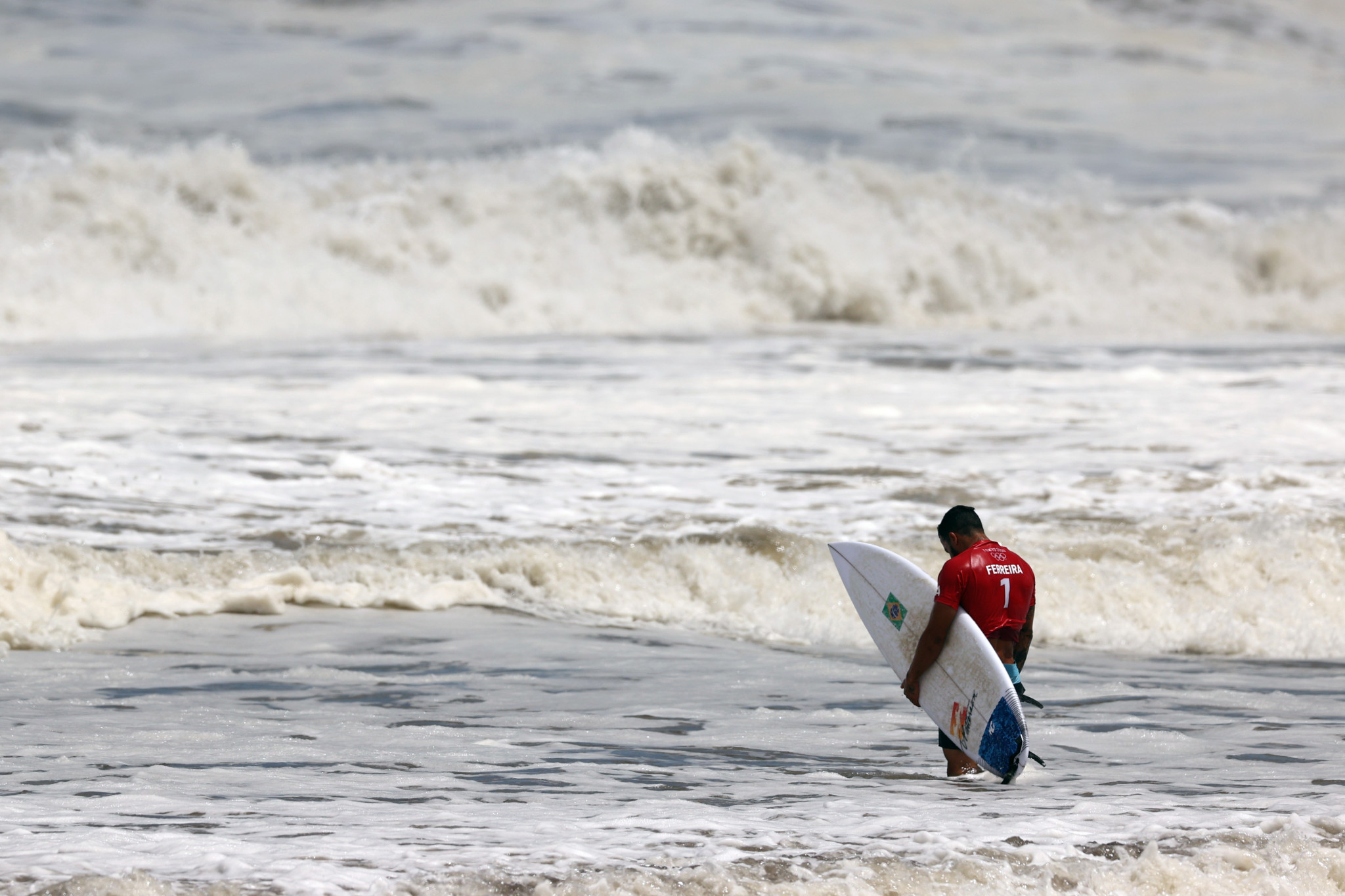 Olympic champion Ferreira crashes out of World Surf League Corona Open Mexico