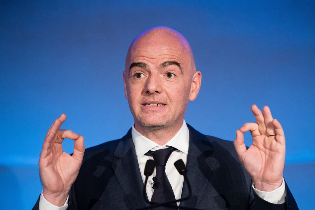 Russian Football Union confirms backing for Infantino in FIFA Presidential race