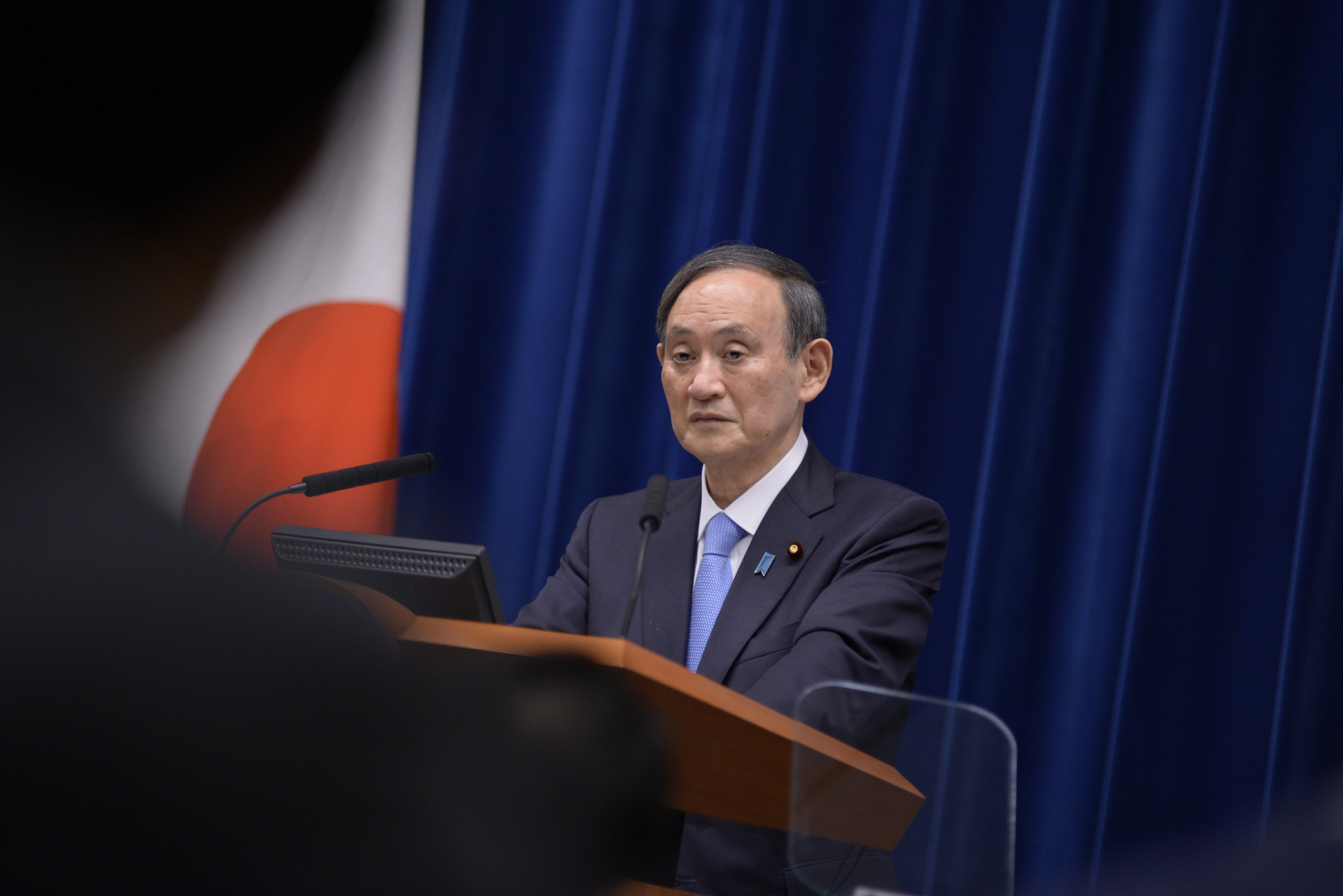 Yoshihide Suga re-appointed Takeo Hirata after becoming Prime Minister ©Getty Images