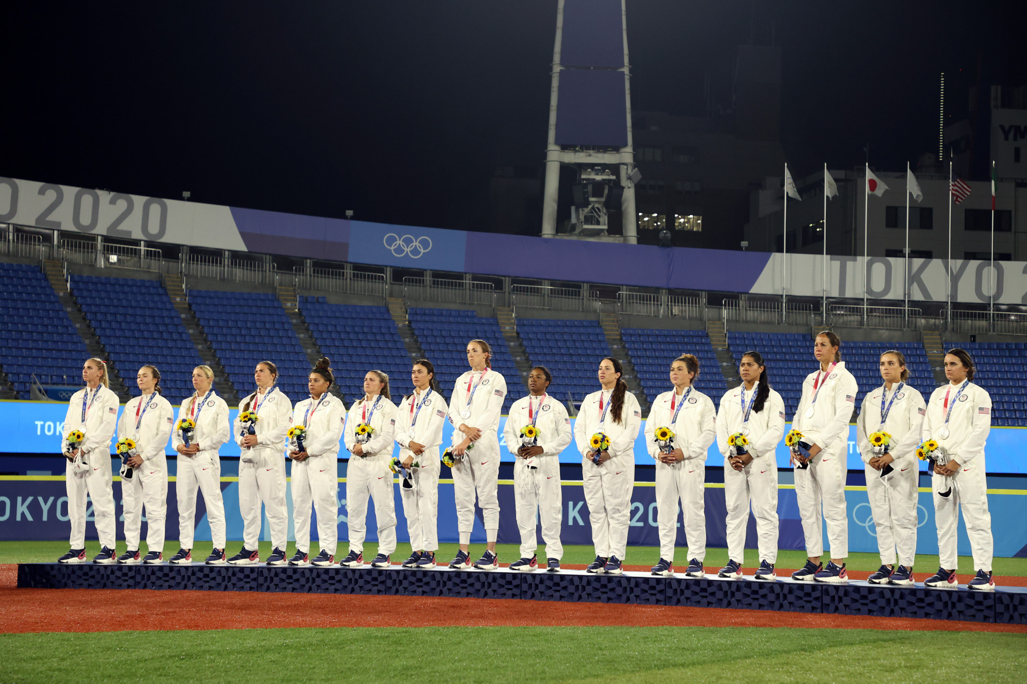 The United States claimed silver in the softball competition at Tokyo 2020 after losing 2-0 to hosts Japan in the final ©Getty Images
