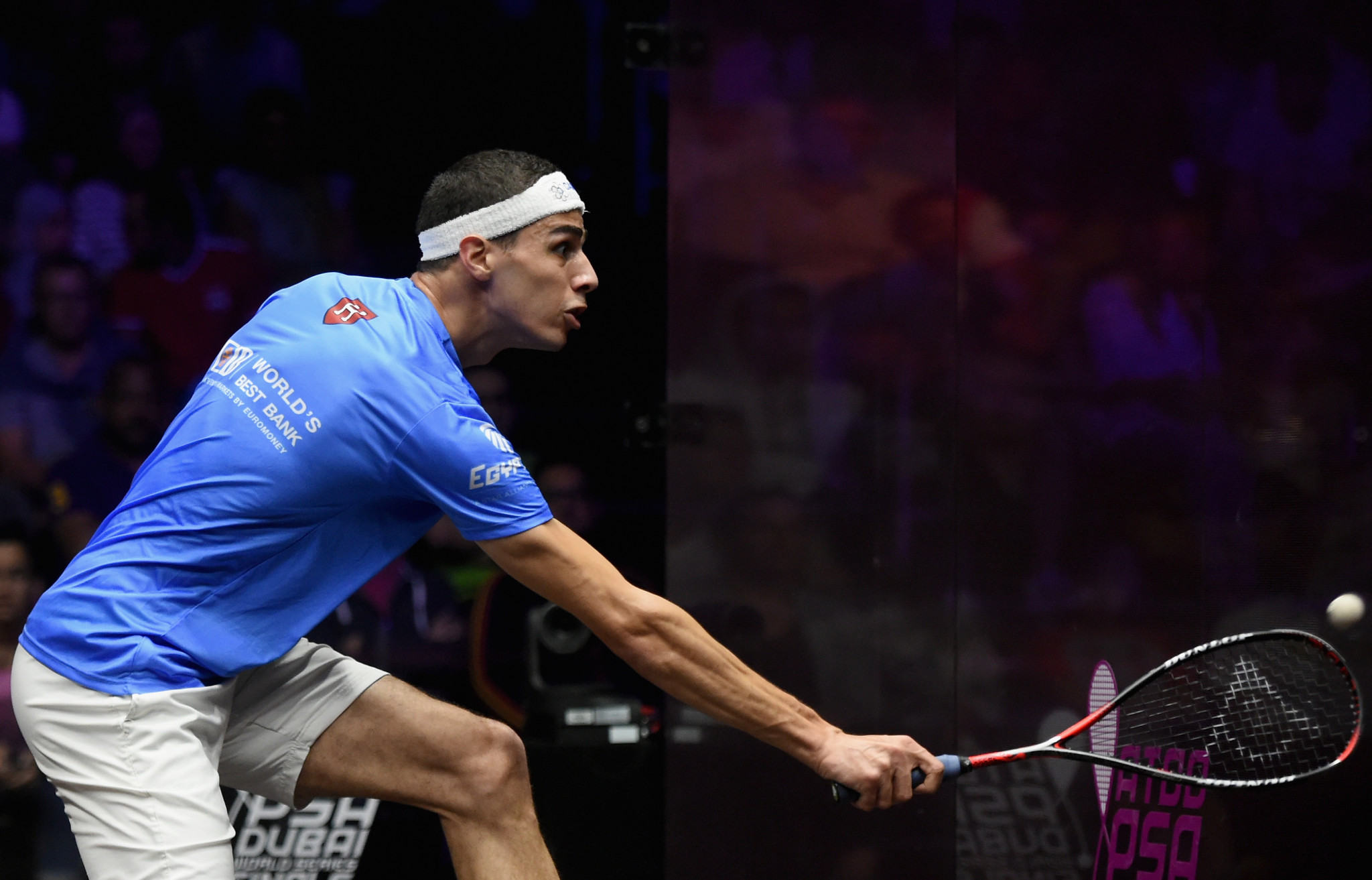 Men's top seed Farag overcomes scare to progress at British Open squash