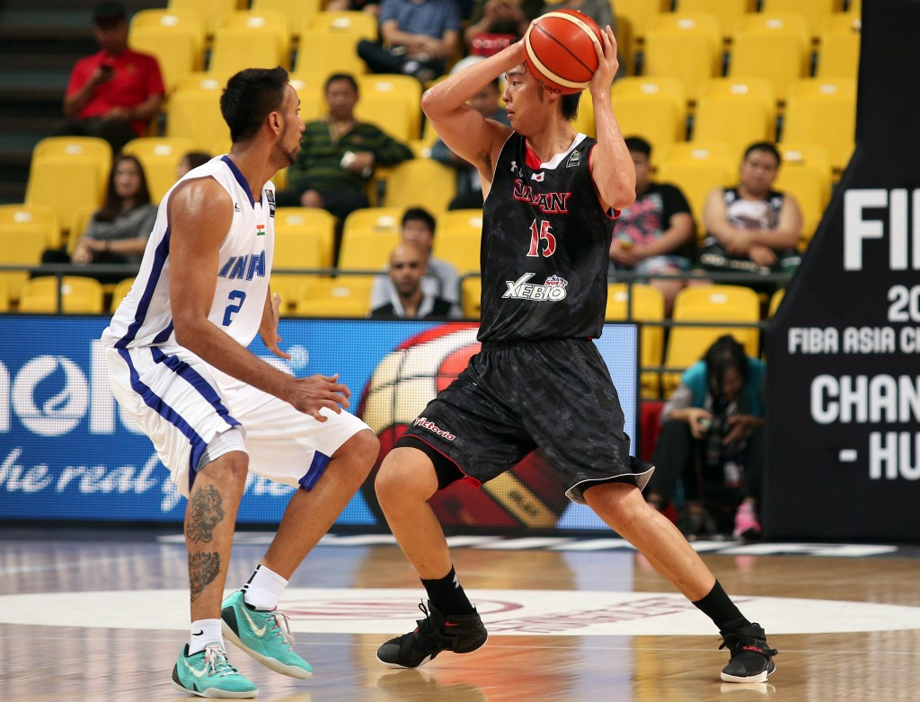 India pictured competing against Japan at last year's Asia Basketball Championships in Changsha ©Getty Images