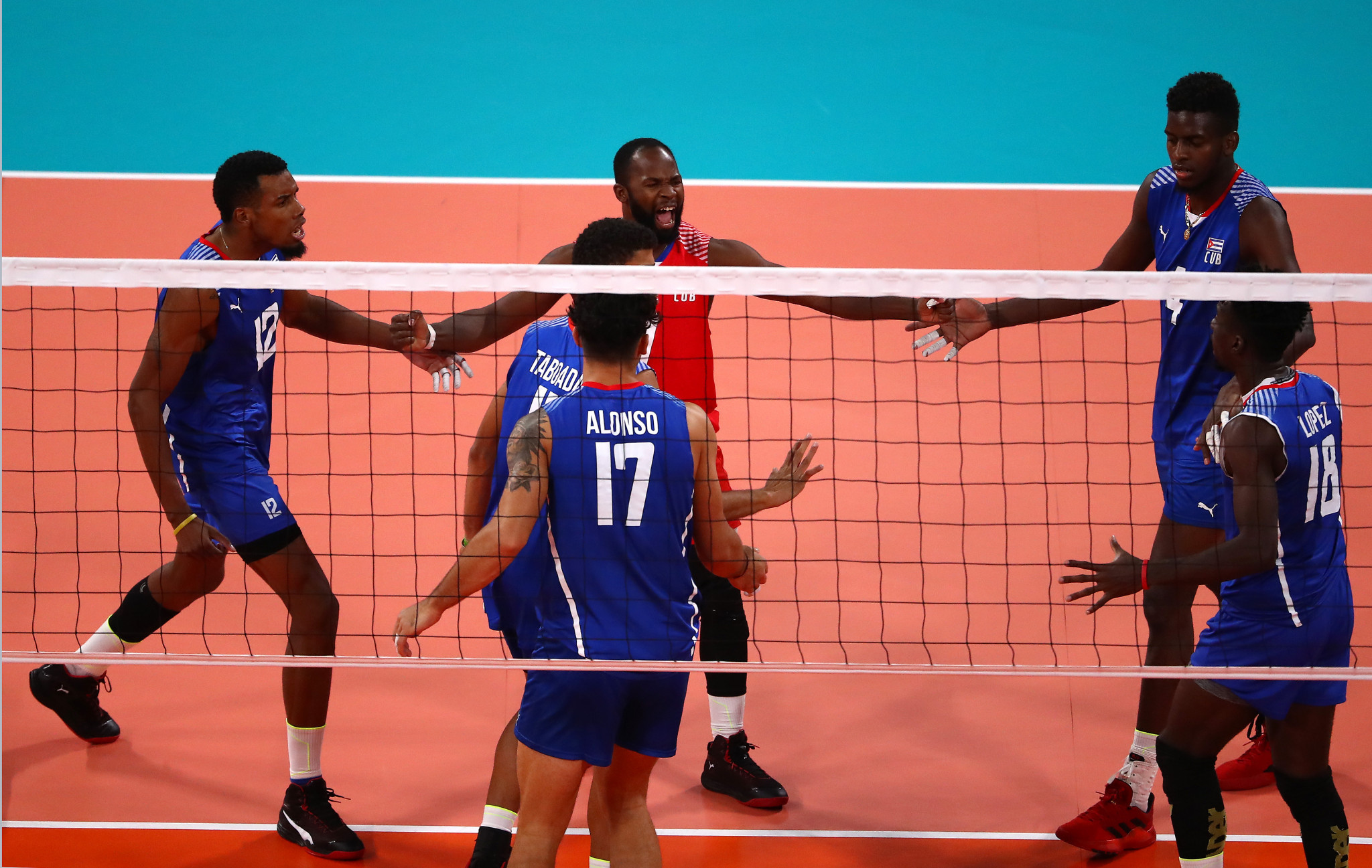 Cuba's volleyball team is through to the NORCECA Volleyball Continental Championship semi-finals ©Getty Images