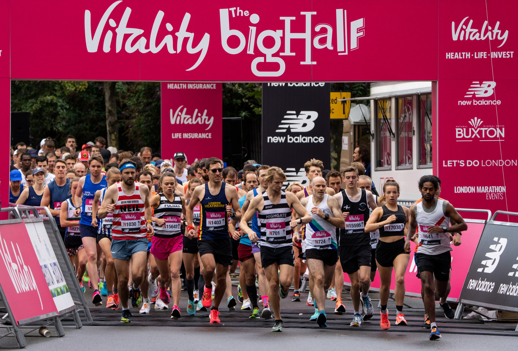 The Big Half in London attracts 10,000 runners as COVID-19 countermeasures tested