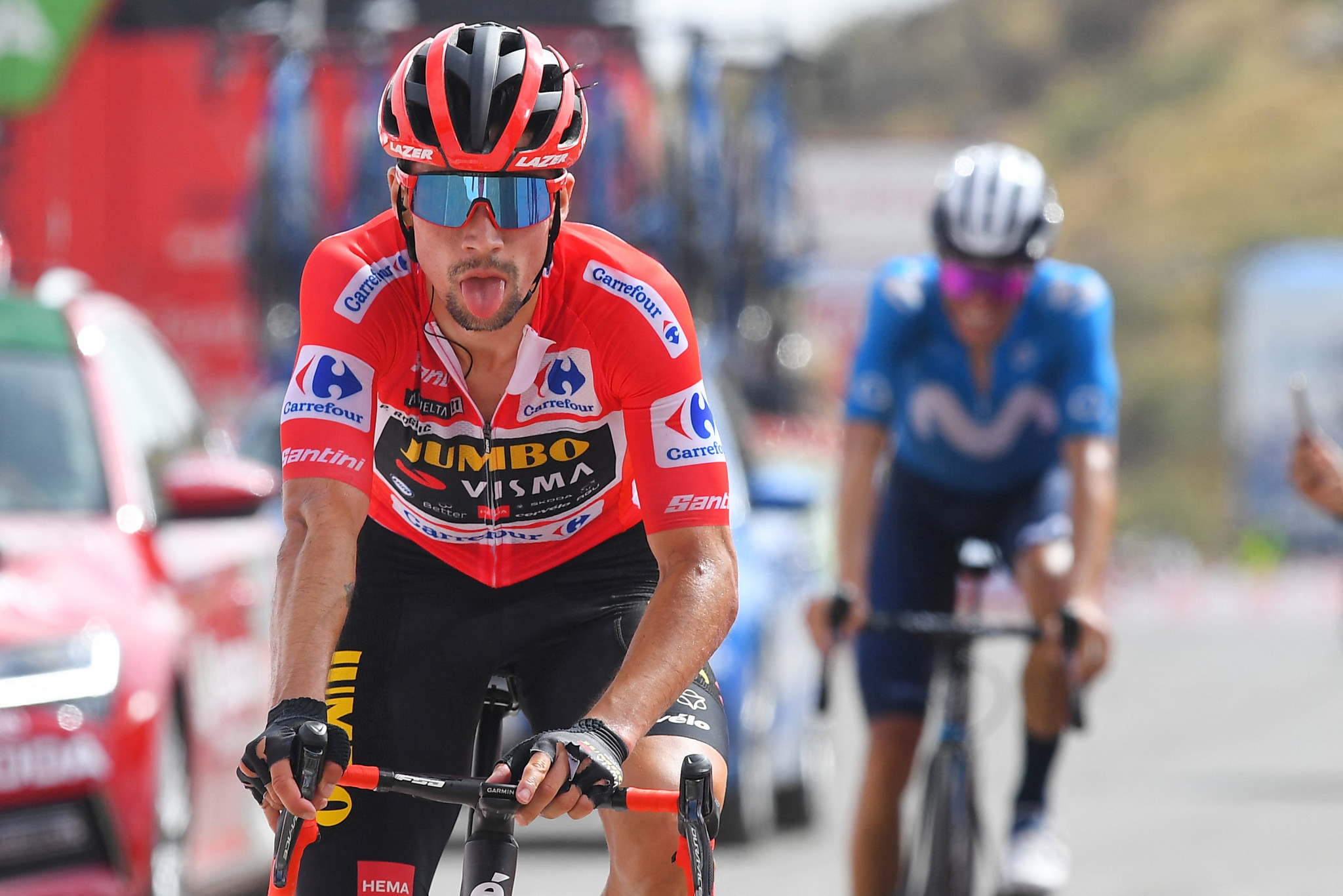 Caruso climbs away from the pack as Roglič grows Vuelta a España lead