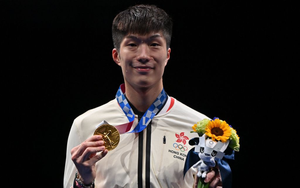 Cheung Ka Long claimed men's foil fencing gold at Tokyo 2020 ©Getty Images