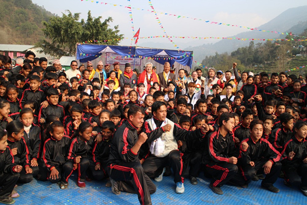 WTF Taekwondo Humanitarian Foundation pilot project launched with ceremony in Nepal