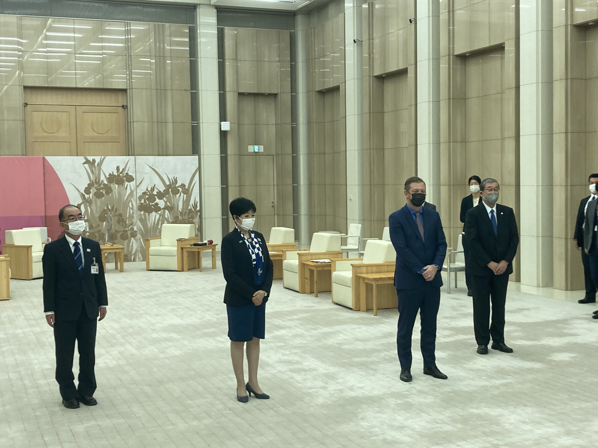 IPC President Andrew Parsons meets Tokyo Governor Yuriko Koike ©ITG